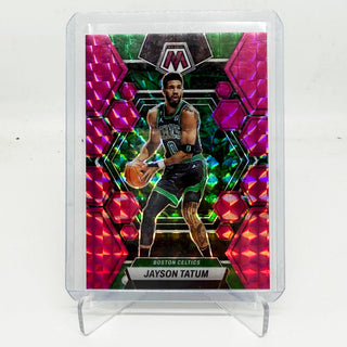 2022-23 Panini Mosaic Jayson Tatum Pink Mosaic 095/149