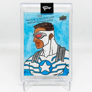 2020 Upper Deck Marvel Runaways Falcon Artist Sketch Card 1 of 1