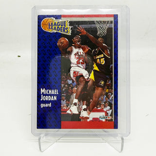 1991-92 Fleer League Leaders Michael Jordan - No. 220