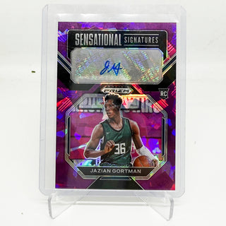 2023 Panini Prizm Draft Picks Sensational Signatures Jazian Gortman RC 27/99