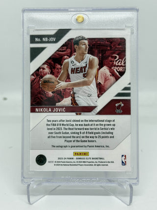 2023-24 Panini Donruss Elite New Breed Nikola Jovic Auto #NB-JOV