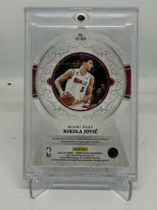 2022-23 Panini Crown Royale Heirs To The Throne Nikola Jovic Patch #HT-NJH