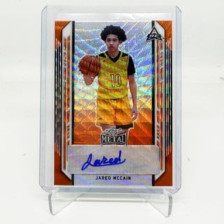 2022 Leaf Metal Jared McCain Orange Wave Rookie Auto 2/5