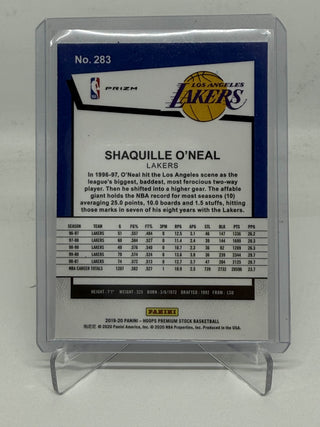 2019-20 Panini Hoops Premium Stock Shaquille O'Neal Purple Disco - No. 283