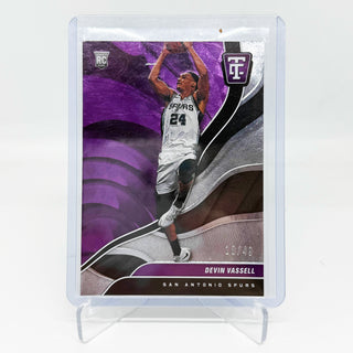 2020-21 Chronicles Totally Certified Devin Vassell Purple RC 10/49