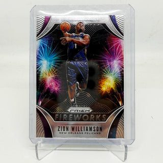 2019-20 Panini Prizm Fireworks Zion Williamson - No. 26