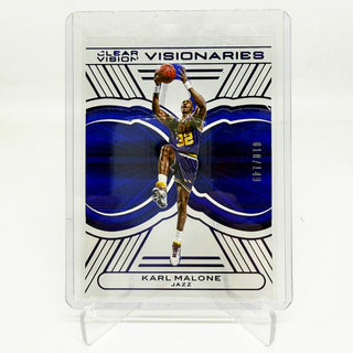 2015-16 Panini Clear Vision Visionaries Karl Malone Blue 010/149