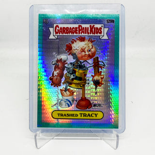 2021 Topps Garbage Pail Kids Trashed Tracy Hyper Refractor 075/199