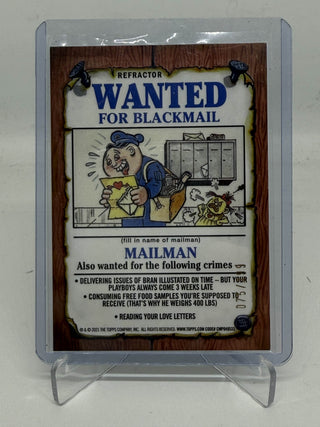 2021 Topps Garbage Pail Kids Trashed Tracy Hyper Refractor 075/199