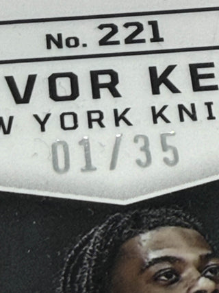 2022-23 Panini Obsidian Trevor Keels RPA 01/35