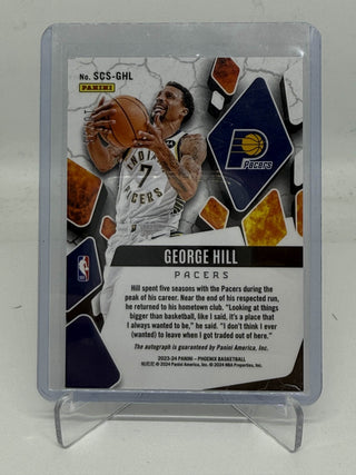 2023-24 Panini Phoenix Scorched George Hill Auto 10/35