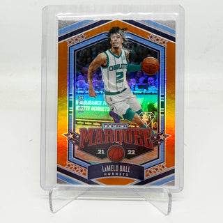 2021-22 Panini Chronicles Marquee LaMelo Ball Orange 29/75