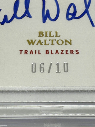 2022-23 Panini Flawless Bill Walton Momentous Gold Auto 06/10