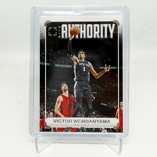 2024-25 Panini Photogenic With Authority Victor Wembanyama - No. 14