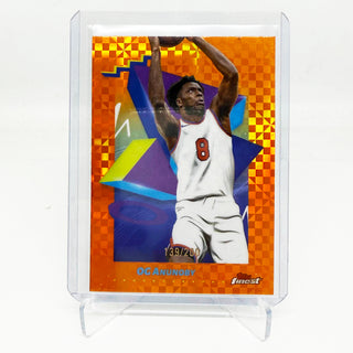 2024-25 Topps Finest OG Anunoby Orange X-Fractor 139/200