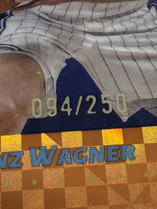 2024-25 Topps Finest Franz Wagner Orange X-Fractor 094/250