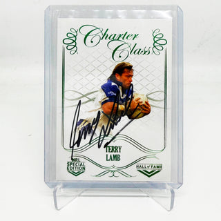2018 TLA NRL Special Edition Canterbury Bulldogs Terry Lamb Glory Charter Glass Chrome #CC 086