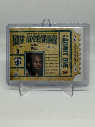 2009-10 Upper Deck Now Appearing Chris Paul New Orleans Hornets #NA-16
