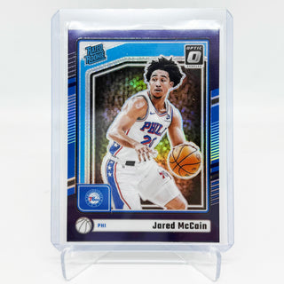 2024-25 Panini Donruss Optic Jared McCain Rated Rookie Purple - No. 270