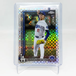 2024-25 Topps Chrome Roki Sasaki X-Fractor RC - No. 217