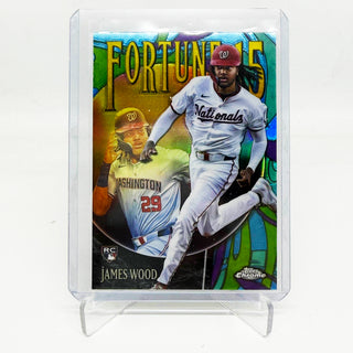 2024-25 Topps Chrome James Wood Fortune 15 Rookie #F15-10