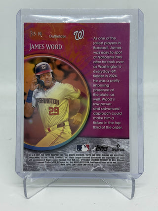 2024-25 Topps Chrome James Wood Fortune 15 Rookie #F15-10