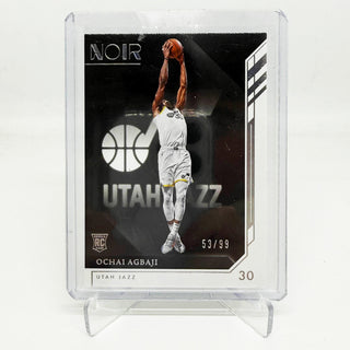 2022-23 Panini Noir Ochai Agbaji Association Edition Rookie 53/99