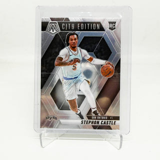 2024-25 Panini Mosaic Stephon Castle City Edition RC - No. 290