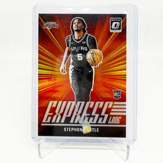 2024-25 Donruss Optic Express Lane Stephon Castle RC - No. 1