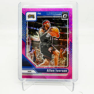2024-25 Donruss Optic Legends Allen Iverson Pink Glitter 226/275