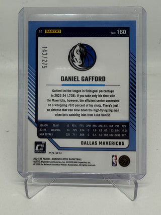 2024-25 Donruss Optic Daniel Gafford Pink Glitter 143/275