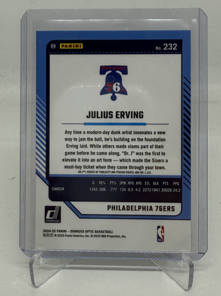 2024-25 Donruss Optic Legends Julius Erving - No. 232