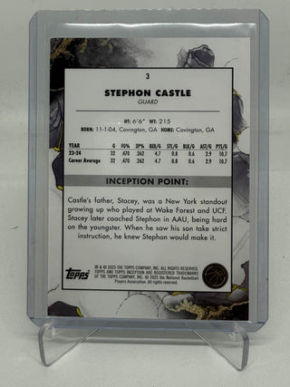 2025 Topps Inception Stephon Castle RC - No. 3