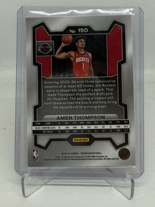 2023-24 Panini Prizm Amen Thompson RC - No. 150
