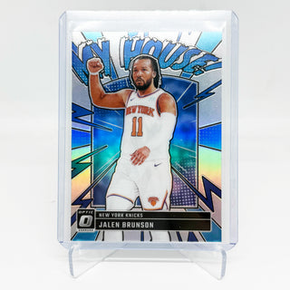 2024-25 Donruss Optic My House! Jalen Brunson Silver Holo - No. 12