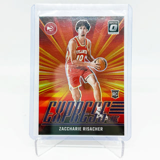 2024-25 Donruss Optic Express Lane Zaccharie Risacher Purple RC - No. 23