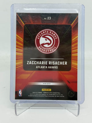 2024-25 Donruss Optic Express Lane Zaccharie Risacher Purple RC - No. 23