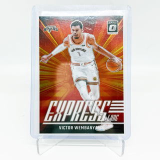 2024-25 Donruss Optic Express Lane Victor Wembanyama White - No. 19