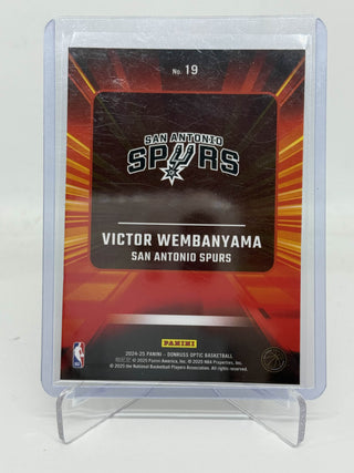 2024-25 Donruss Optic Express Lane Victor Wembanyama White - No. 19