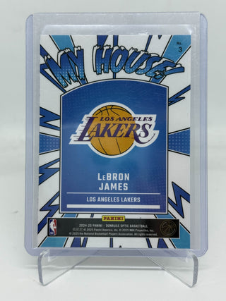 2024-25 Donruss Optic My House! LeBron James White - No. 3