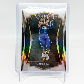 2020-21 Panini Select LaMelo Ball Premier Level Silver Prizm RC - No. 183