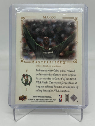2009-10 Upper Deck Masterpieces Kevin Garnett Sketch #MA-KG