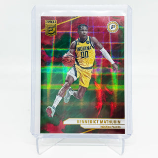 2023-24 Panini Donruss Elite Bennedict Mathurin Red/Green Hyper International - No. 188