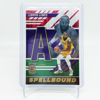 2023-24 Panini Donruss Elite LeBron James Spellbound A Red/Green - No. 37