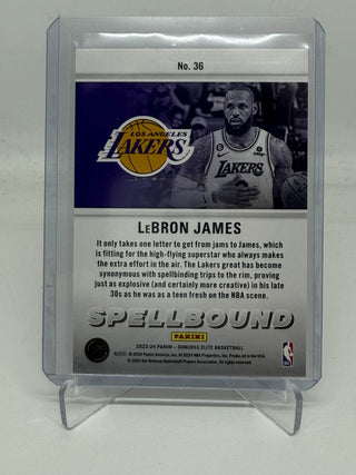 2023-24 Panini Donruss Elite LeBron James Spellbound J - No. 36