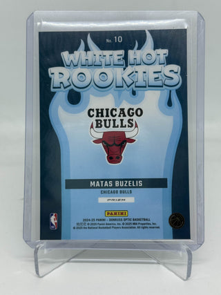 2024-25 Donruss Optic White Hot Rookies Matas Buzelis - No. 10