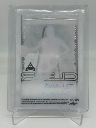 2023 Leaf Trinity Clear Tahaad Pettiford Rookie Auto 7/49