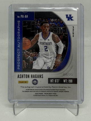 2020 Panini Prizm Draft Picks Ashton Hagans Prospect Autographs RC Mojo 04/25