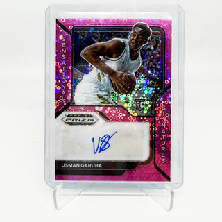 2021 Panini Prizm Draft Picks Sensational Sigatures Usman Garuba Pink Disco RC 09/20