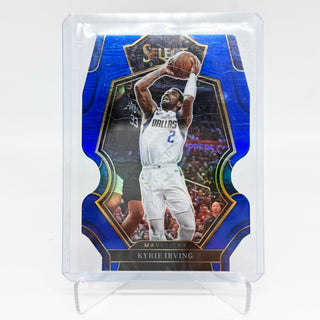 2022-23 Panini Select Kyrie Irving Premier Level Die-Cut Blue 099/249